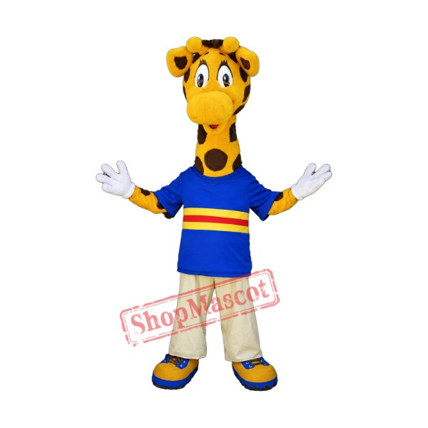 College Giraffe Mascot Costume College Giraffe Mascot Costume
