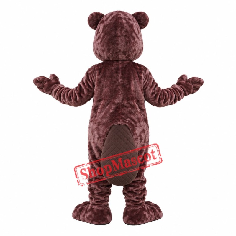 Friendly Beaver Mascot Costume