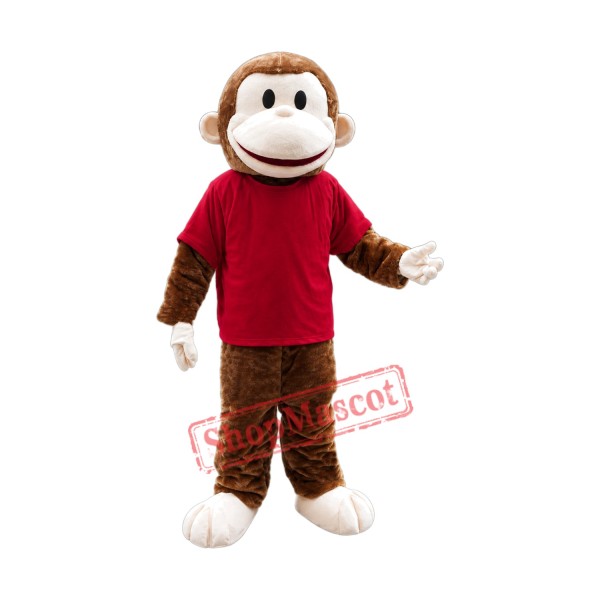 Happy Lightweight Monkey Mascot Costume