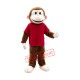Happy Lightweight Monkey Mascot Costume