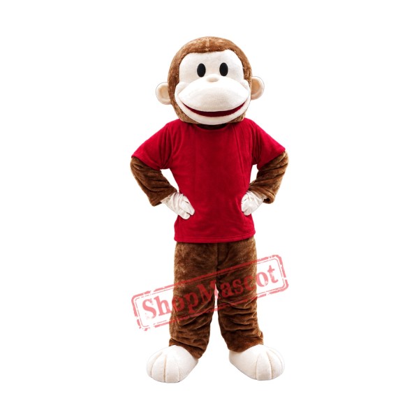 Happy Lightweight Monkey Mascot Costume