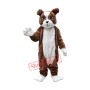 Plush Bulldog Mascot Costume