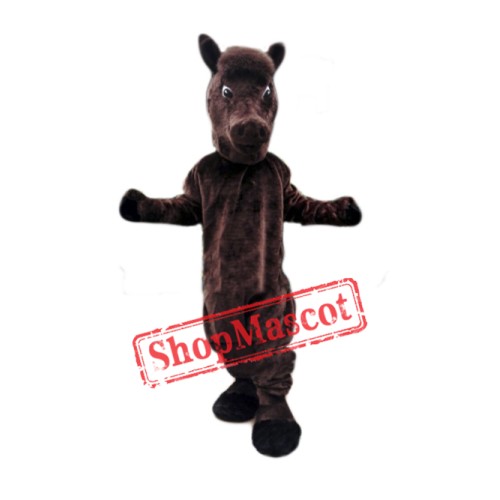 Brown Lightweight Horse Mascot Costume
