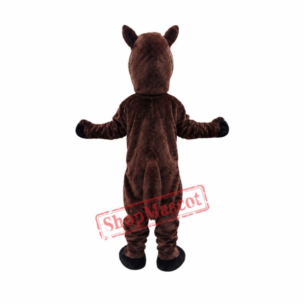 Brown Lightweight Horse Mascot Costume Brown Lightweight Horse Mascot Costume