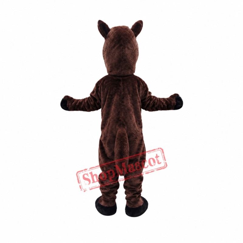Brown Lightweight Horse Mascot Costume Brown Lightweight Horse Mascot Costume