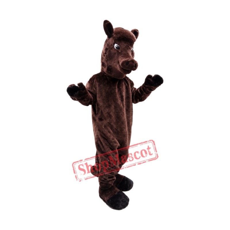 Brown Lightweight Horse Mascot Costume Brown Lightweight Horse Mascot Costume