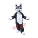 Grey Plush Husky Dog Mascot Costume Grey Plush Husky Dog Mascot Costume