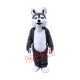 Grey Plush Husky Dog Mascot Costume Grey Plush Husky Dog Mascot Costume
