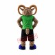 Power Sporty Ram Mascot Costume Power Sporty Ram Mascot Costume
