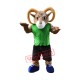 Power Sporty Ram Mascot Costume Power Sporty Ram Mascot Costume