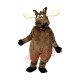 Happy Lightweight Moose Mascot Costume Happy Lightweight Moose Mascot Costume