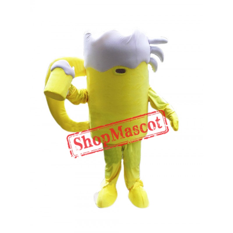 Cold Beer Cup Mascot Costume