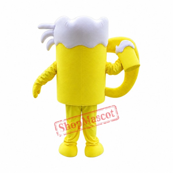 Cold Beer Cup Mascot Costume Cold Beer Cup Mascot Costume