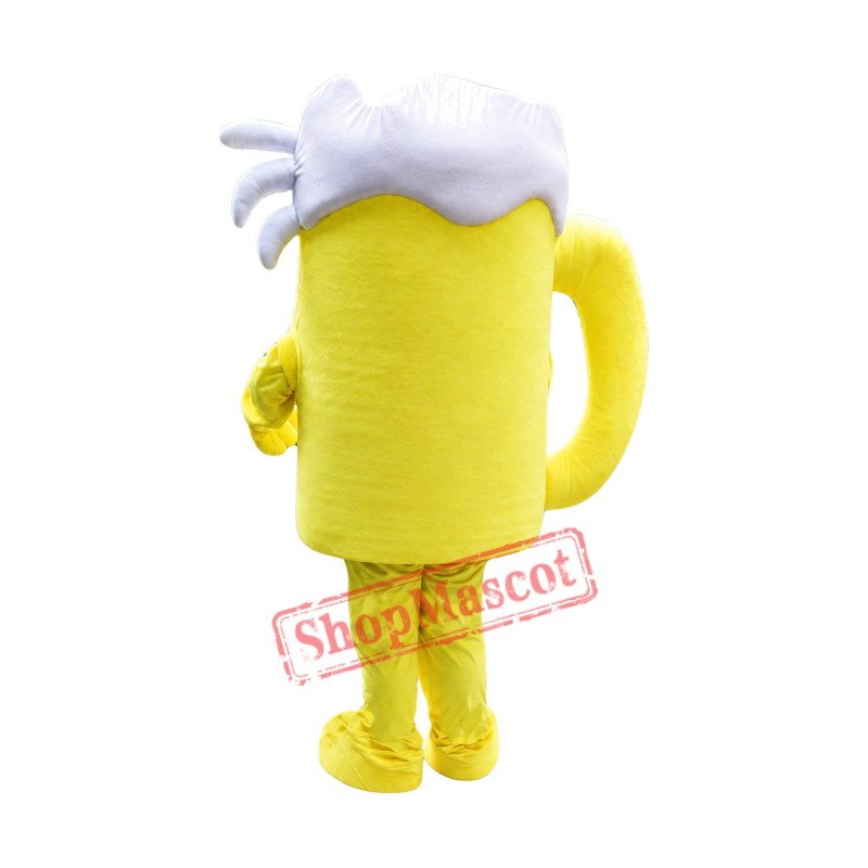 Cold Beer Cup Mascot Costume Cold Beer Cup Mascot Costume