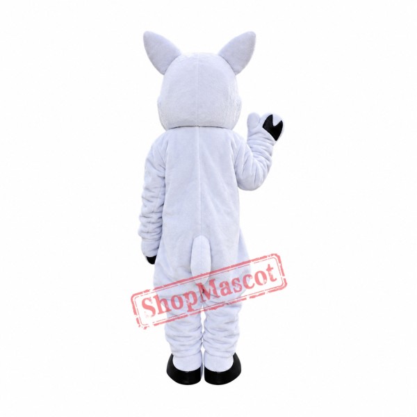 White Rhino Mascot Costume