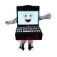 Laptop Mascot Costume Laptop Mascot Costume