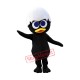Black Chick Mascot Costume Black Chick Mascot Costume