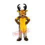 Power Muscular Deer Mascot Costume