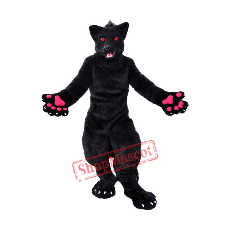 Red Eye Wolf Mascot Costume