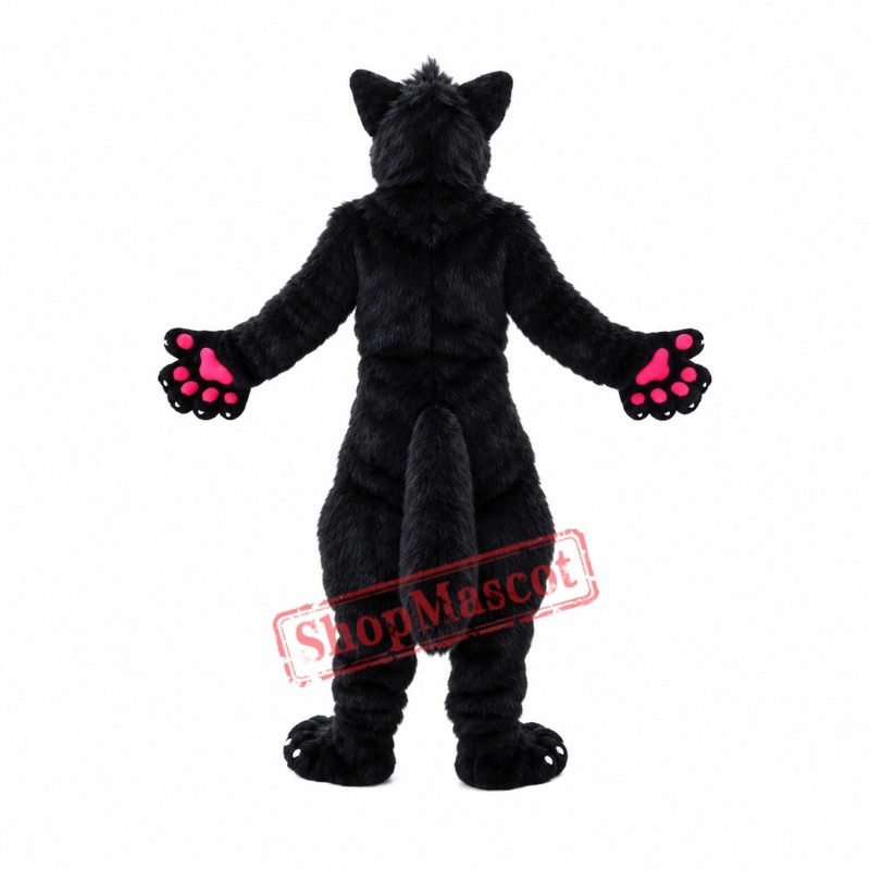 Red Eye Wolf Mascot Costume