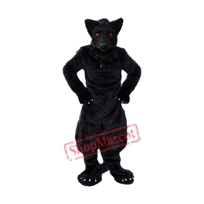 Red Eye Wolf Mascot Costume
