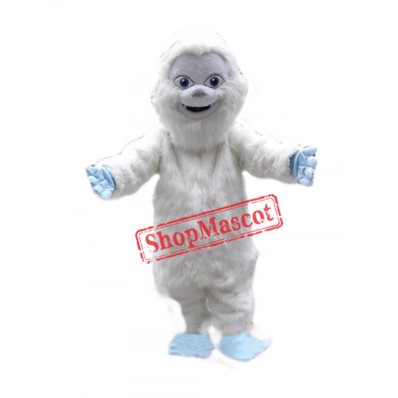 Cute Yeti Snowman Mascot Costume