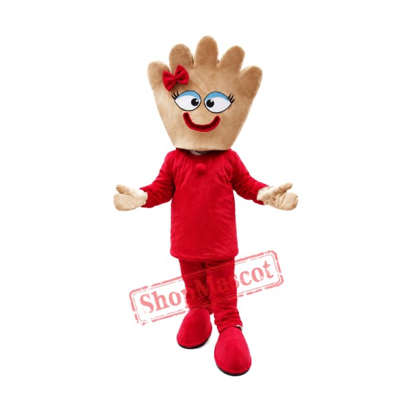 Hand Finger Mascot Costume Hand Finger Mascot Costume