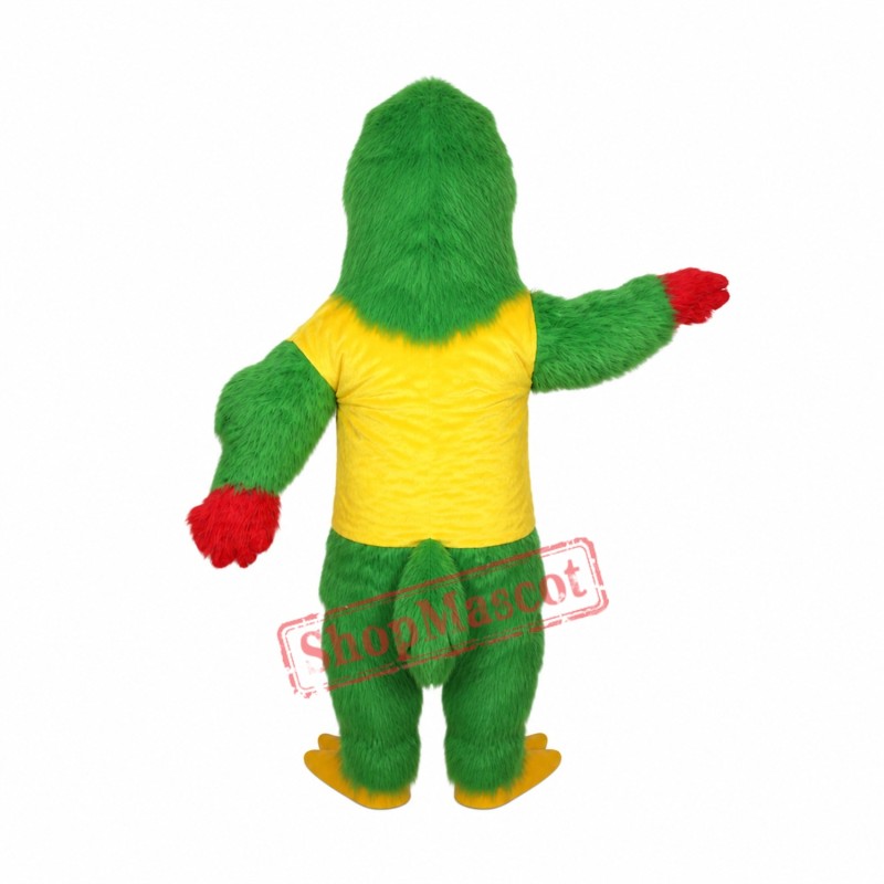 Green Falcon Mascot Costume Green Falcon Mascot Costume