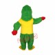 Green Falcon Mascot Costume Green Falcon Mascot Costume