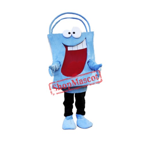 Blue Bag Mascot Costume