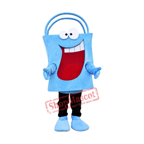 Blue Bag Mascot Costume