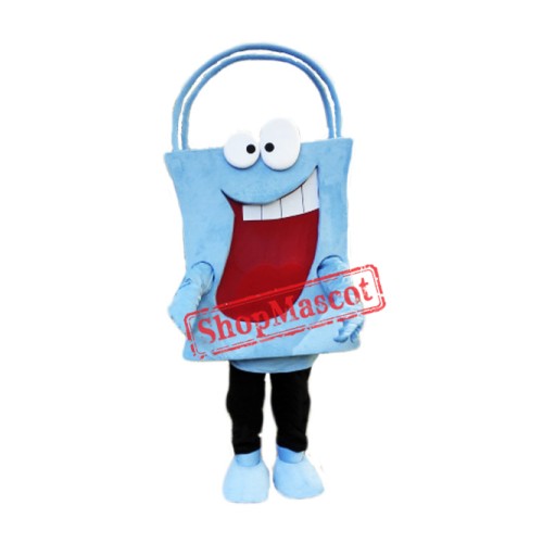 Blue Bag Mascot Costume