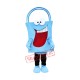 Blue Bag Mascot Costume Blue Bag Mascot Costume
