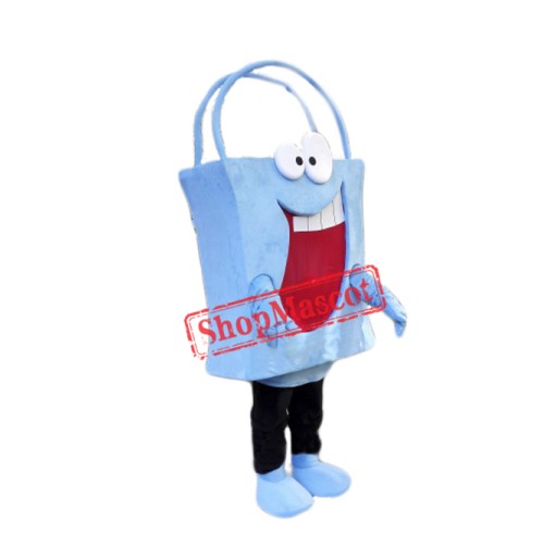 Blue Bag Mascot Costume