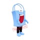 Blue Bag Mascot Costume Blue Bag Mascot Costume