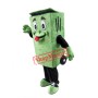 Green Garbage Bin Mascot Costume