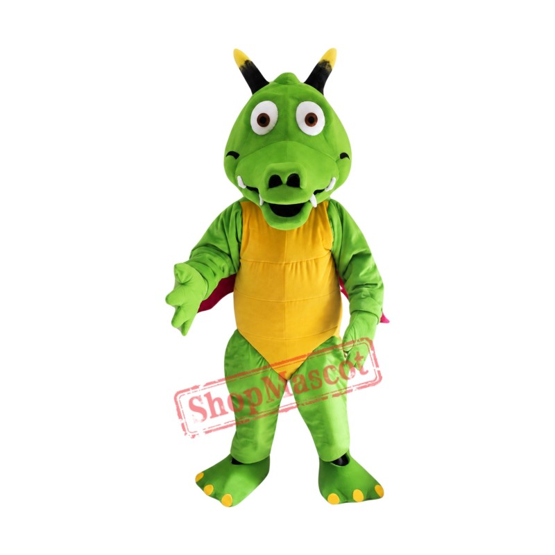 Cute Lightweight Green Dragon Mascot Costume Cute Lightweight Green Dragon Mascot Costume