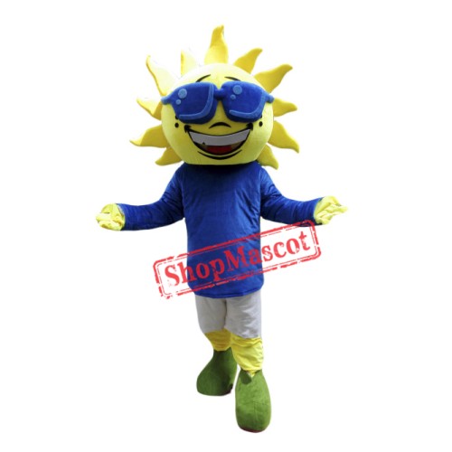 Sunflower Boy Mascot Costume