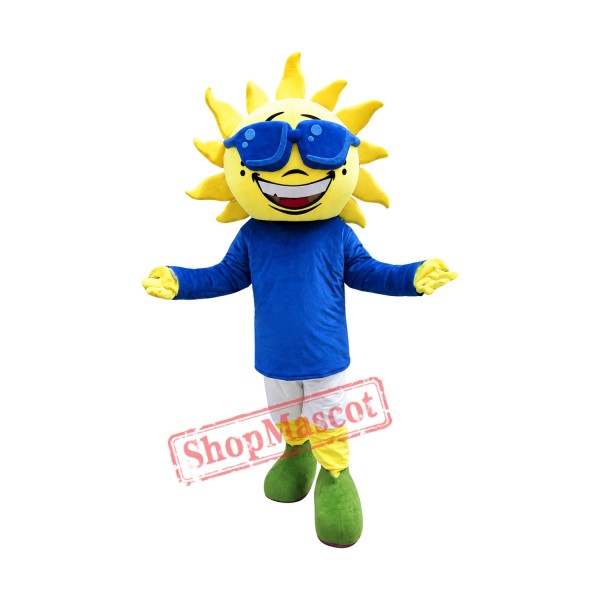 Sunflower Boy Mascot Costume