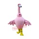 Pink Goose Mascot Costume