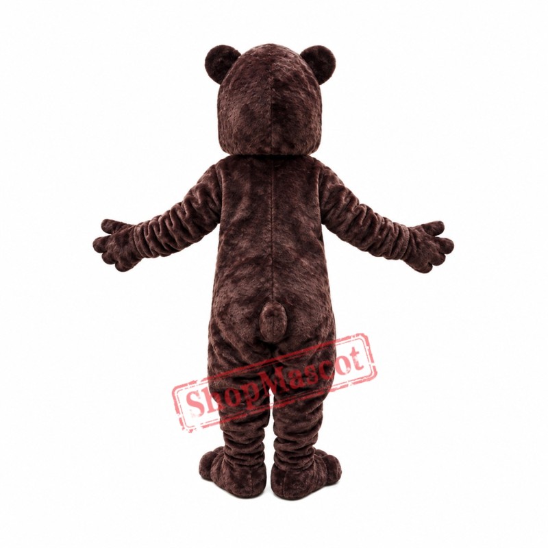 Friendly Adult Beaver Mascot Costume