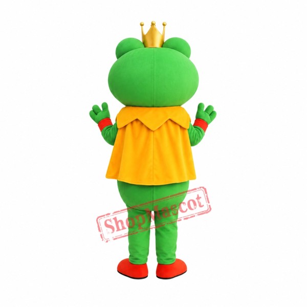 Cartoon Frog Mascot Costume Cartoon Frog Mascot Costume