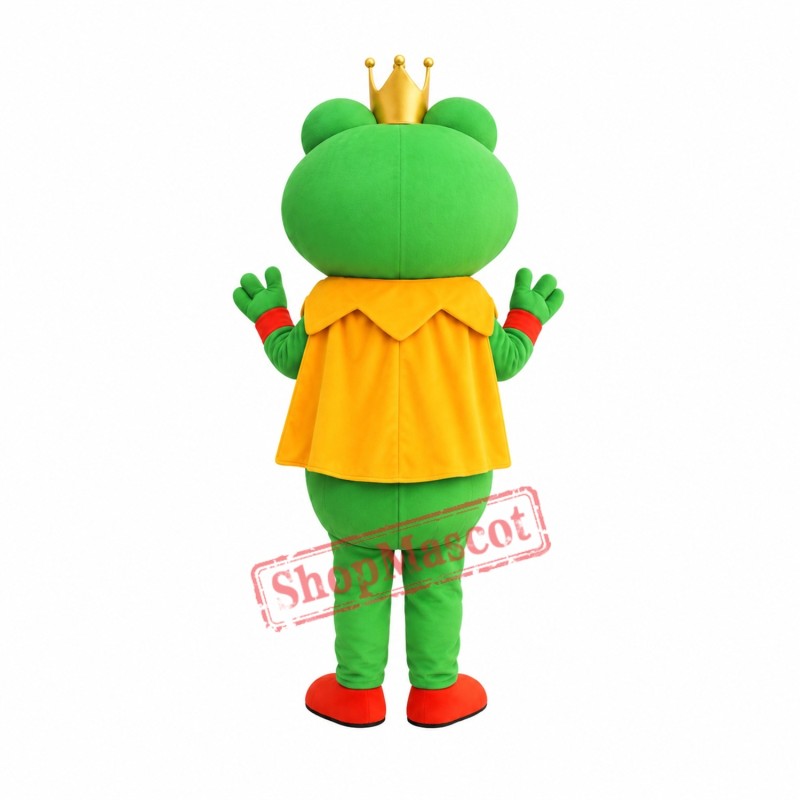 Cartoon Frog Mascot Costume