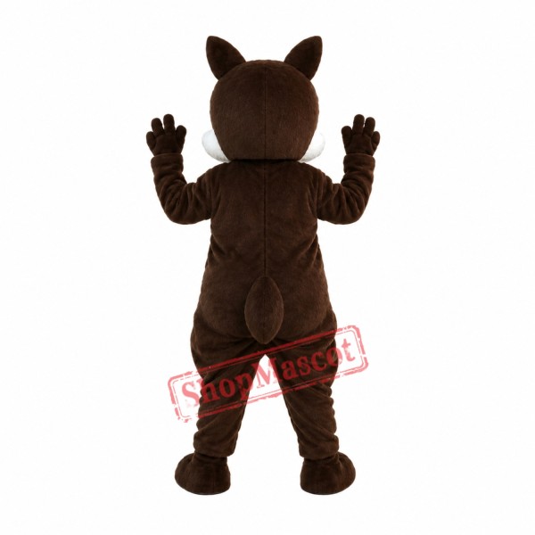 Happy Adult Squirrel Mascot Costume Happy Adult Squirrel Mascot Costume