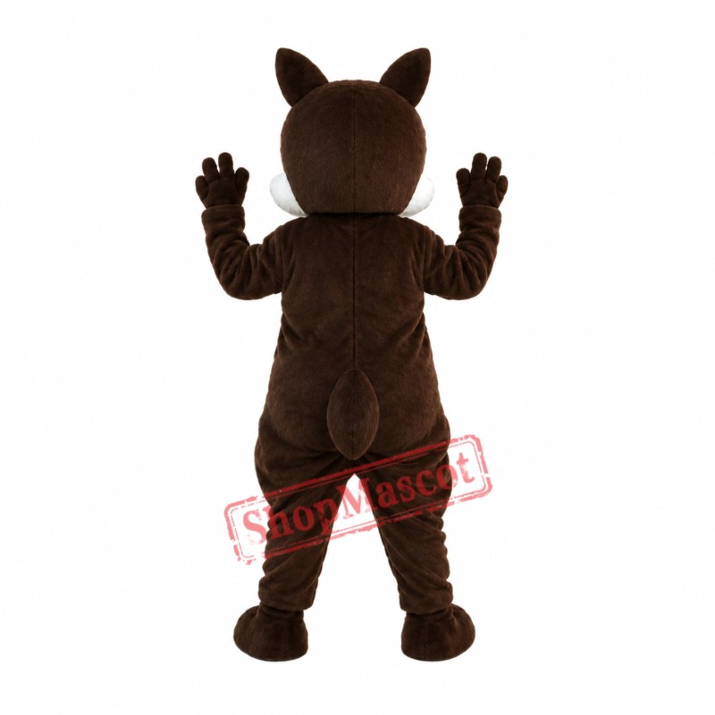 Happy Adult Squirrel Mascot Costume