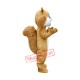 Friendly Adult Squirrel Mascot Costume
