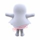 Cute White Ghost Mascot Costume Cute White Ghost Mascot Costume