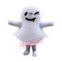 Cute White Ghost Mascot Costume