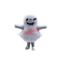 Cute White Ghost Mascot Costume