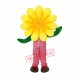 Happy Sunflower Mascot Costume Happy Sunflower Mascot Costume